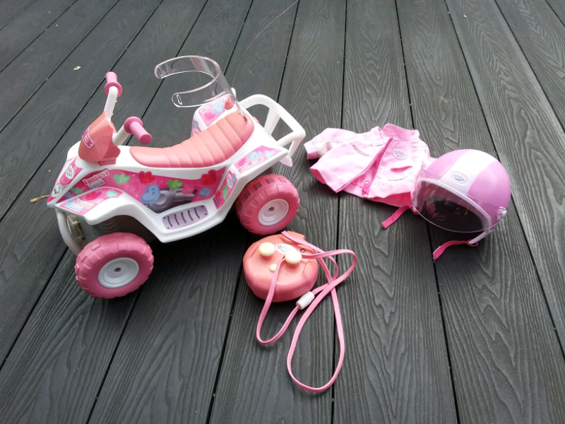 baby born remote control quad bike